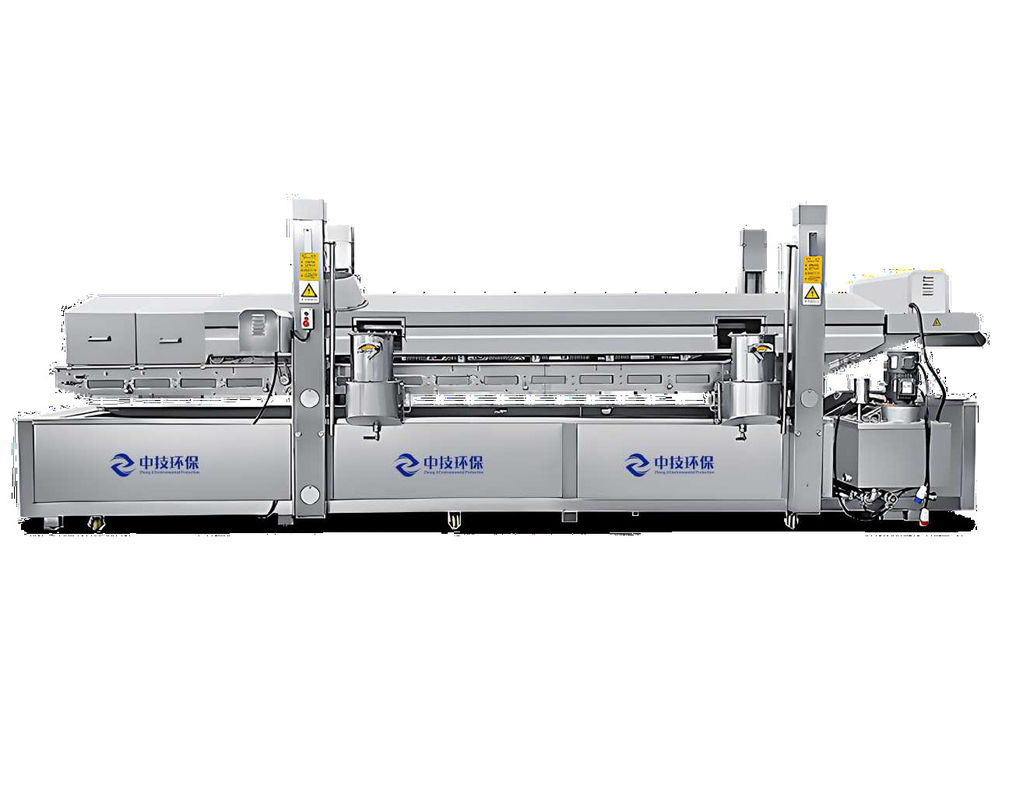 Ligne de production de chips de pommes de terre entièrement automatique personnalisée Machine à laver / frire / emballer des frites