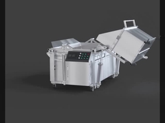 machine à frire à déchargement automatique et à chargement automatique